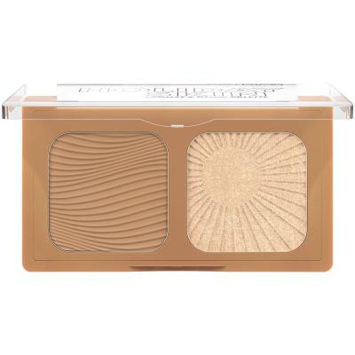 Catrice Holiday Skin Bronze &amp; Glow Palette Paletka za konturing za ženske 5,5 g Odtenek 010