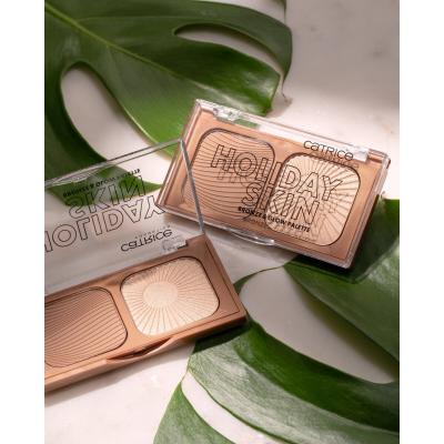 Catrice Holiday Skin Bronze &amp; Glow Palette Paletka za konturing za ženske 5,5 g Odtenek 010