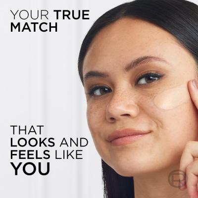 L&#039;Oréal Paris True Match Super-Blendable Foundation Puder za ženske 30 ml Odtenek 12N Ebony