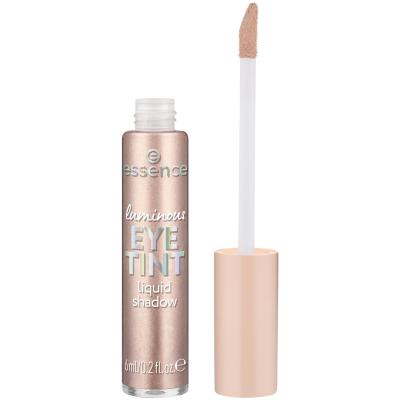 Essence Luminous Eye Tint Liquid Shadow Senčilo za oči za ženske 6 ml Odtenek 03 Shimmering Taupe