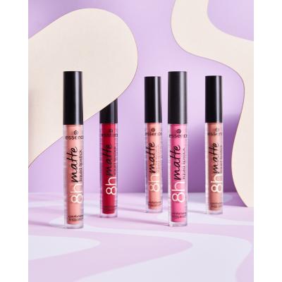 Essence 8h Matte Liquid Lipstick Šminka za ženske 2,5 ml Odtenek 01 Cinnamon Spice