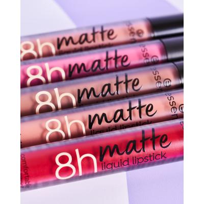 Essence 8h Matte Liquid Lipstick Šminka za ženske 2,5 ml Odtenek 07 Classic Red