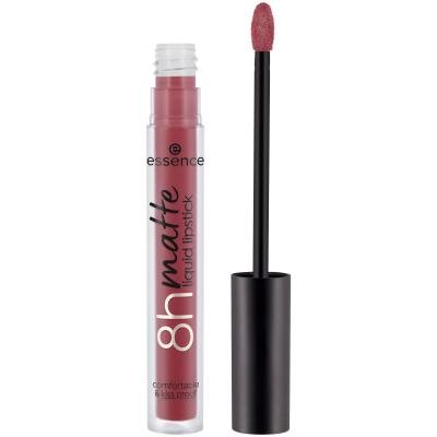 Essence 8h Matte Liquid Lipstick Šminka za ženske 2,5 ml Odtenek 08 Dark Berry