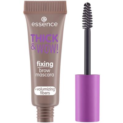 Essence Thick &amp; Wow! Fixing Brow Mascara Maskara za obrvi za ženske 6 ml Odtenek 01 Caramel Blonde