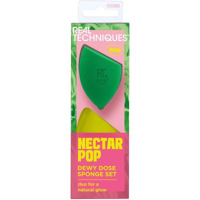 Real Techniques Nectar Pop Dewy Dose Sponge Set Aplikator za ličenje za ženske 2 kos