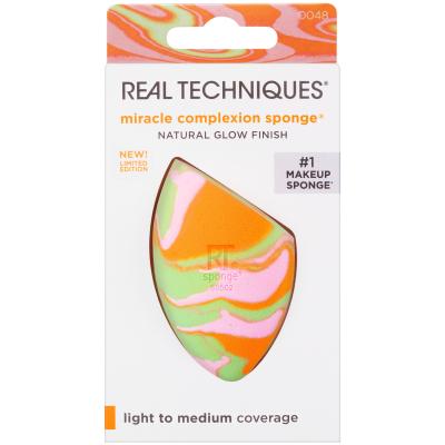 Real Techniques Miracle Complexion Sponge Orange Swirl Limited Edition Aplikator za ličenje za ženske 1 kos
