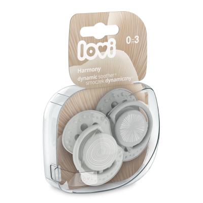 LOVI Harmony Dynamic Soother Boy 0-3m Duda za otroke 2 kos