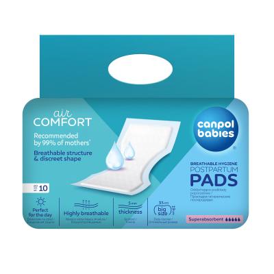 Canpol babies Air Comfort Superabsorbent Postpartum Hygiene Pads Poporodni vložki za ženske 10 kos