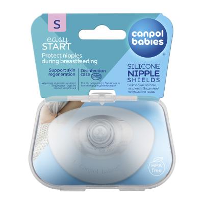 Canpol babies Easy Start Silicone Nipple Shields S Prsne blazinice za ženske 2 kos