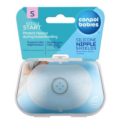 Canpol babies Easy Start Silicone Nipple Shields S Prsne blazinice za ženske 2 kos