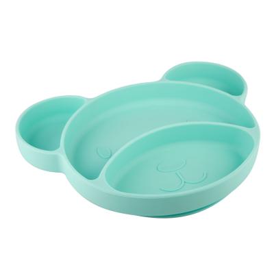 Canpol babies Silicone Suction Plate Turquoise Posodica za otroke 500 ml