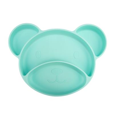 Canpol babies Silicone Suction Plate Turquoise Posodica za otroke 500 ml