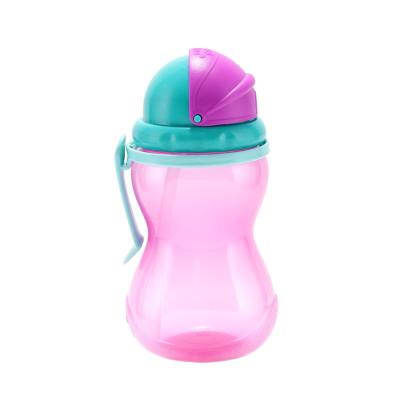 Canpol babies Active Cup Sport Cup With Flip-Top Straw Pink Skodelica za otroke 370 ml