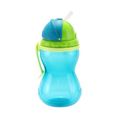 Canpol babies Active Cup Sport Cup With Flip-Top Straw Blue Skodelica za otroke 370 ml