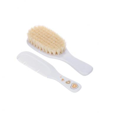 Canpol babies Newborn Baby Baby Brush With Comb Hearts Glavnik za lase za otroke Set