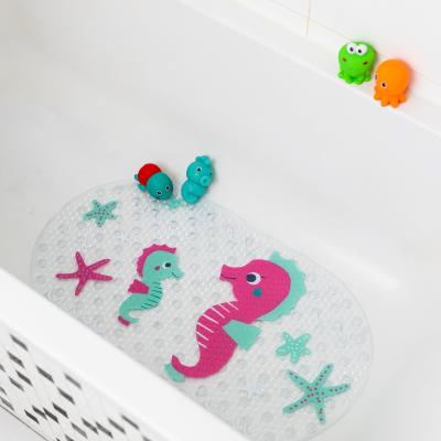 Canpol babies Love&amp;Sea Bath Mat Pink Kopalniška podloga za otroke 1 kos