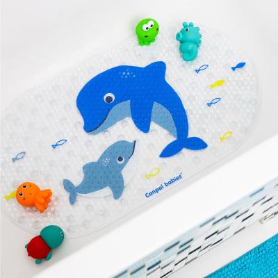 Canpol babies Love&amp;Sea Bath Mat Blue Kopalniški dodatek za otroke 1 kos