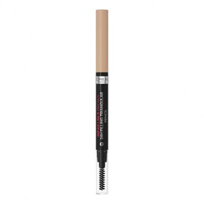 L&#039;Oréal Paris Infaillible Brows 24H Filling Triangular Pencil Svinčnik za obrvi za ženske 1 ml Odtenek 07 Blonde