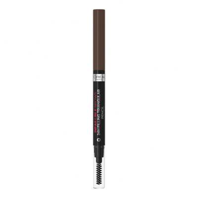 L&#039;Oréal Paris Infaillible Brows 24H Filling Triangular Pencil Svinčnik za obrvi za ženske 1 ml Odtenek 03 Dark Brunette