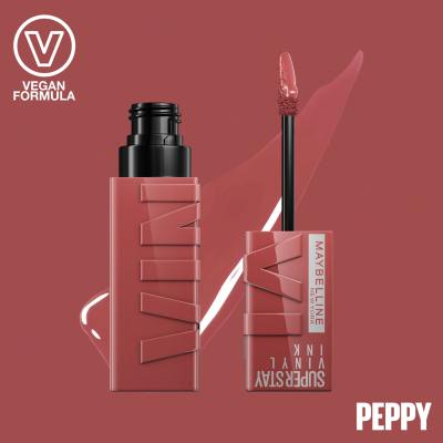 Maybelline Superstay Vinyl Ink Liquid Šminka za ženske 4,2 ml Odtenek 115 Peppy