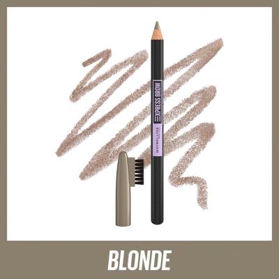 Maybelline Express Brow Shaping Pencil Svinčnik za obrvi za ženske 4,3 g Odtenek 02 Blonde