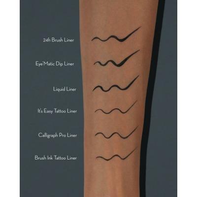 Catrice 24H Brush Liner Waterproof Črtalo za oči za ženske 3 ml Odtenek 010 Ultra Black Waterproof