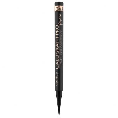 Catrice Calligraph Pro Presice Matt Liner Waterproof Črtalo za oči za ženske 1,2 ml Odtenek 010 Intense Black