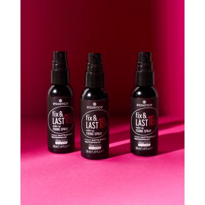 Essence Fix &amp; Last 18H Fixing Spray Fiksator za ličila za ženske 50 ml