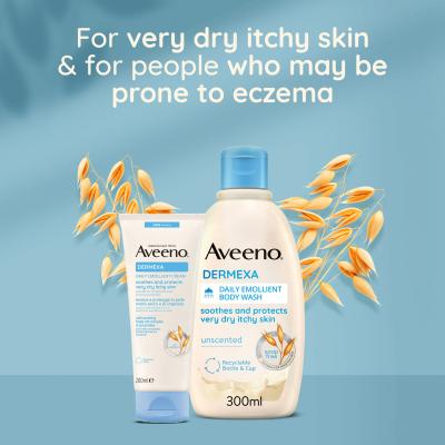 Aveeno Dermexa Daily Emollient Body Wash Gel za prhanje 300 ml