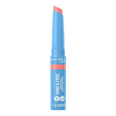 Rimmel London Kind &amp; Free Tinted Lip Balm Balzam za ustnice za ženske 4 g Odtenek 004 Hibiscus Blaze