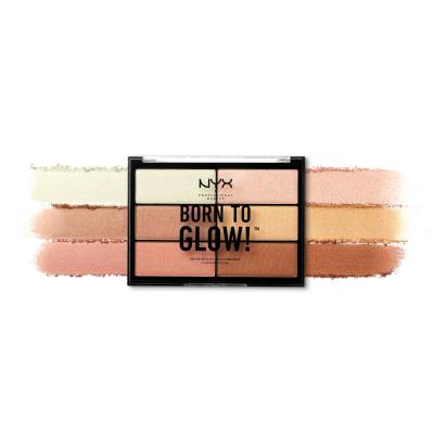 NYX Professional Makeup Born To Glow Highlighting Palette Osvetljevalec za ženske 28,8 g