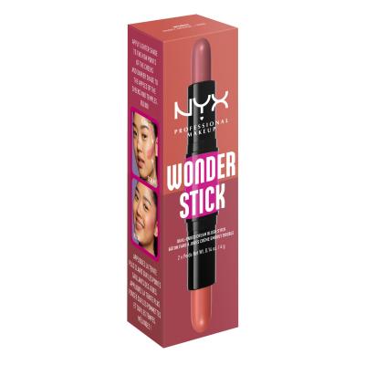 NYX Professional Makeup Wonder Stick Blush Rdečilo za obraz za ženske 8 g Odtenek 02 Honey Orange And Rose