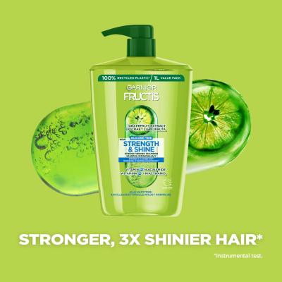 Garnier Fructis Strength &amp; Shine Fortifying Shampoo Šampon za ženske 1000 ml