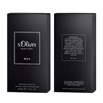 s.Oliver Black Label Toaletna voda za moške 30 ml