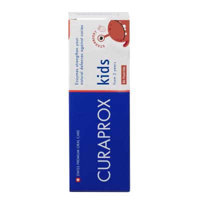 Curaprox Kids Toothpaste No Fluoride Strawberry Zobna pasta za otroke 60 ml
