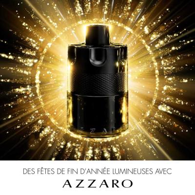 Azzaro The Most Wanted Darilni set parfumska voda 100 ml + parfumska voda 10 ml + šampon za lase in telo Wanted 75 ml