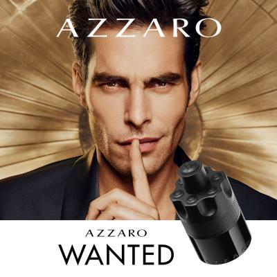 Azzaro The Most Wanted Darilni set parfumska voda 100 ml + parfumska voda 10 ml + šampon za lase in telo Wanted 75 ml