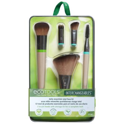EcoTools Brush Daily Essentials Total Face Kit Čopič za ličenje za ženske Set
