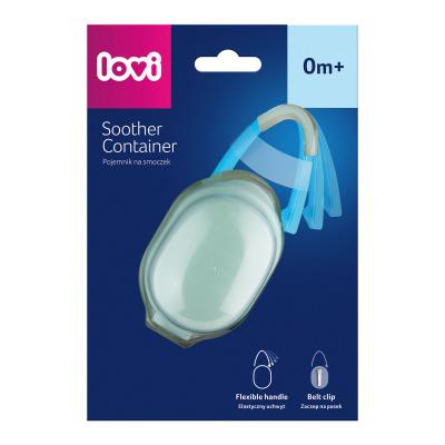 LOVI Soother Container Mint Škatlica za dudo za otroke 1 kos