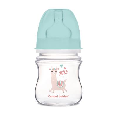 Canpol babies Exotic Animals Easy Start Anti-Colic Bottle Green 0m+ Otroška steklenička za otroke 120 ml