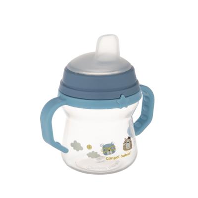 Canpol babies Bonjour Paris First Cup Blue 6m+ Skodelica za otroke 150 ml