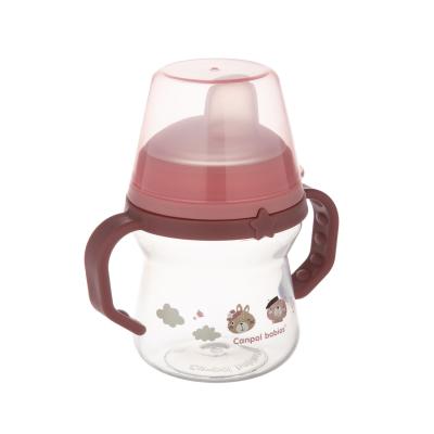 Canpol babies Bonjour Paris First Cup Pink 6m+ Skodelica za otroke 150 ml