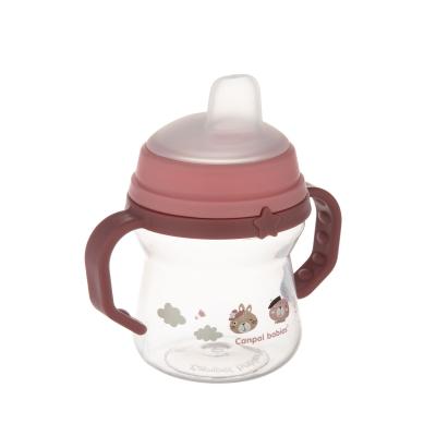 Canpol babies Bonjour Paris First Cup Pink 6m+ Skodelica za otroke 150 ml