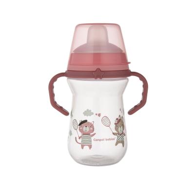 Canpol babies Bonjour Paris First Cup Pink 6m+ Skodelica za otroke 250 ml