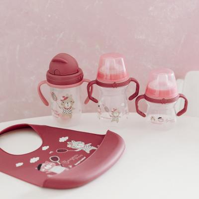 Canpol babies Bonjour Paris First Cup Pink 6m+ Skodelica za otroke 250 ml