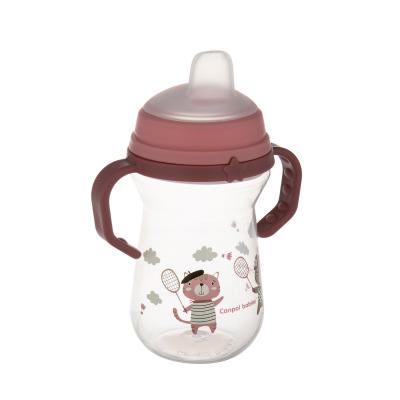 Canpol babies Bonjour Paris First Cup Pink 6m+ Skodelica za otroke 250 ml