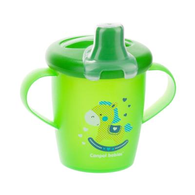 Canpol babies Toys Non-Spill Cup Green 9m+ Skodelica za otroke 250 ml