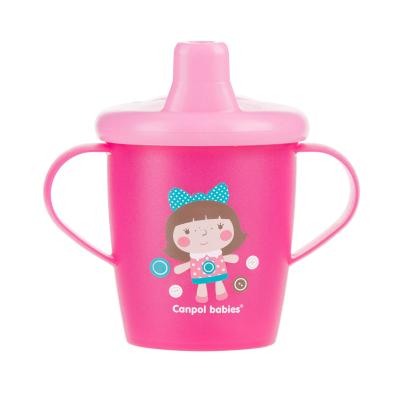 Canpol babies Toys Non-Spill Cup Pink 9m+ Skodelica za otroke 250 ml