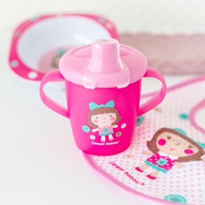 Canpol babies Toys Non-Spill Cup Pink 9m+ Skodelica za otroke 250 ml