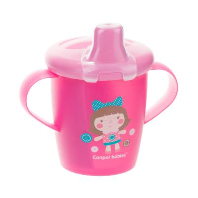 Canpol babies Toys Non-Spill Cup Pink 9m+ Skodelica za otroke 250 ml